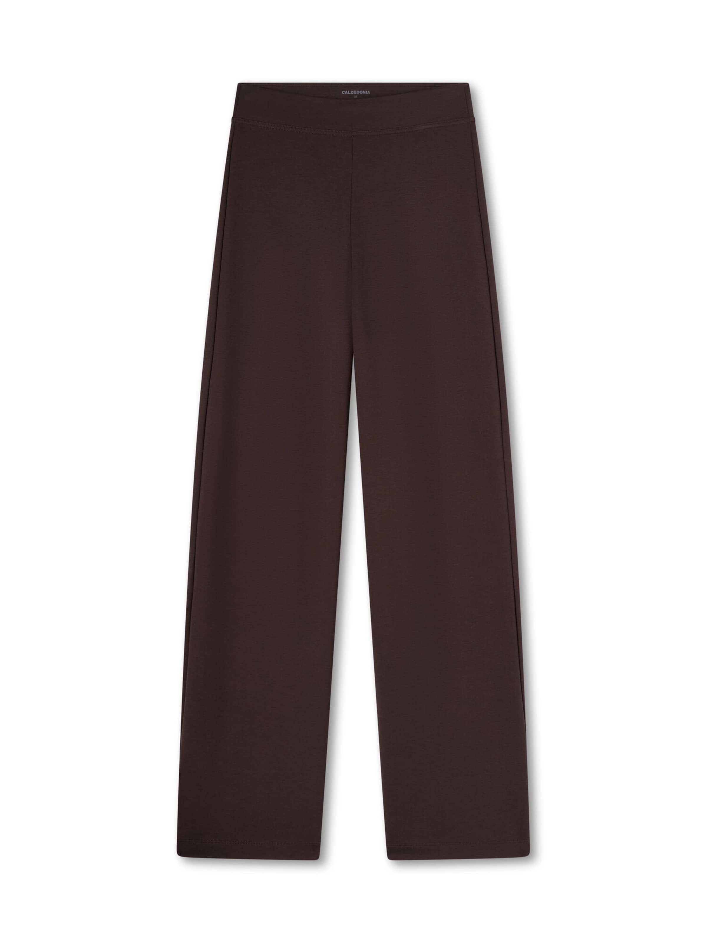 CALZEDONIA Flared Pants in Brown: front