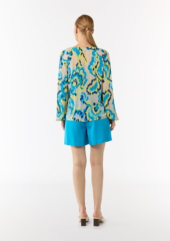 COMMA Blouse in Blue: back