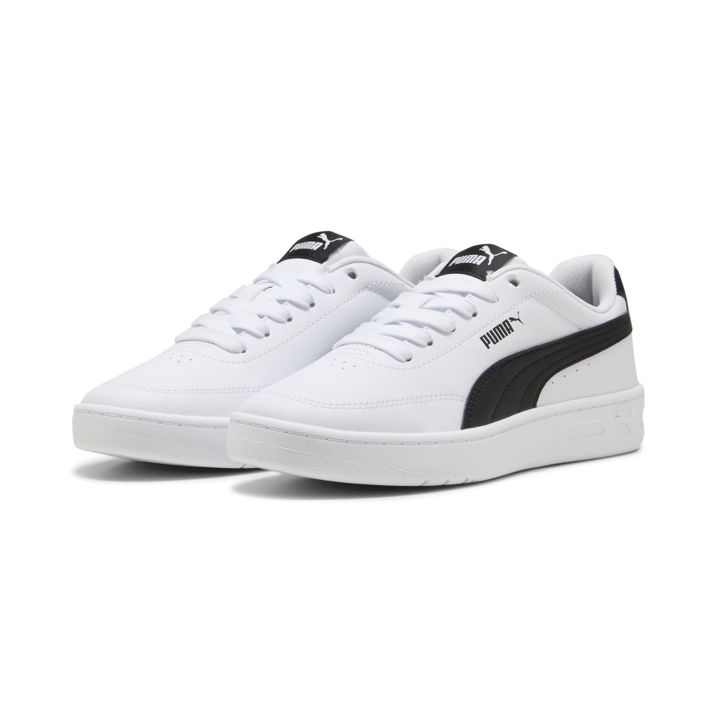 PUMA Sneakers laag 'Court Classic Clean' in Wit