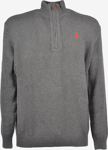 Pullover di U.S. POLO ASSN. in grigio: frontale