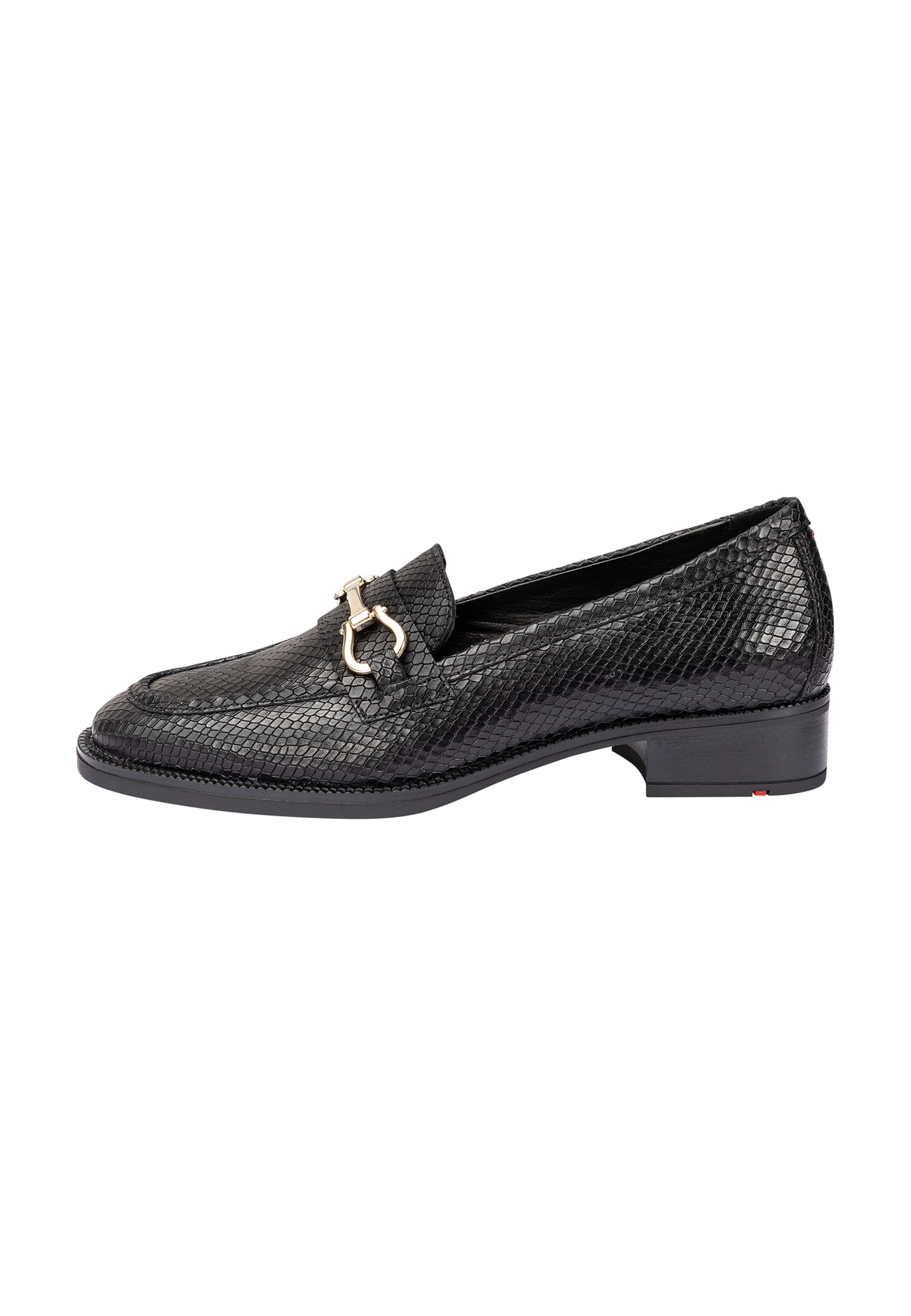 LLOYD Classic Flats in Black: front