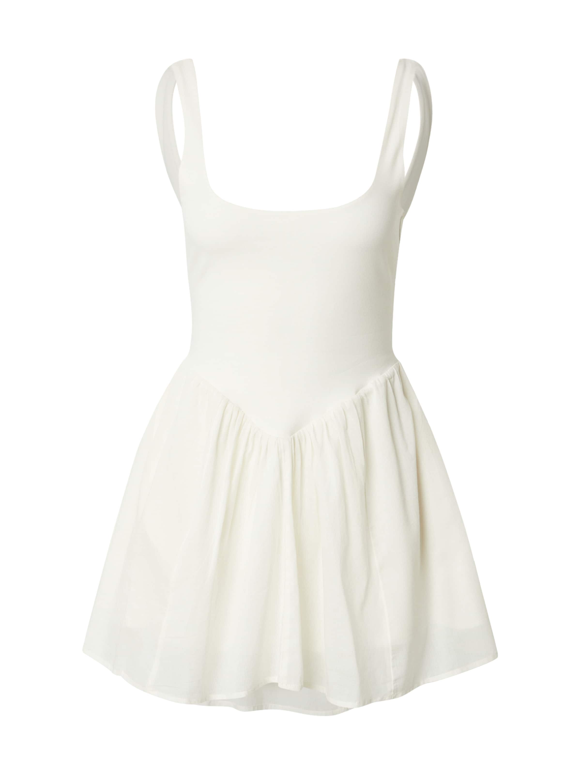 Robe 'JULIETTE' BDG Urban Outfitters en blanc : devant