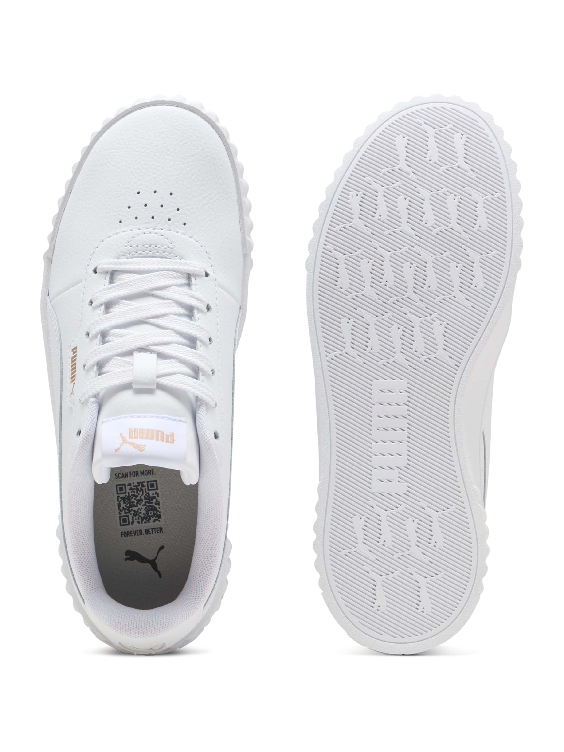 PUMA - Zapatillas deportivas bajas 'Carina 3.0' en blanco