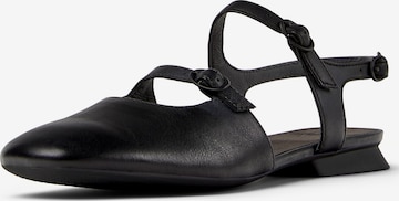 CAMPER - Sandalias con hebilla 'Casi Myra' en negro: frente