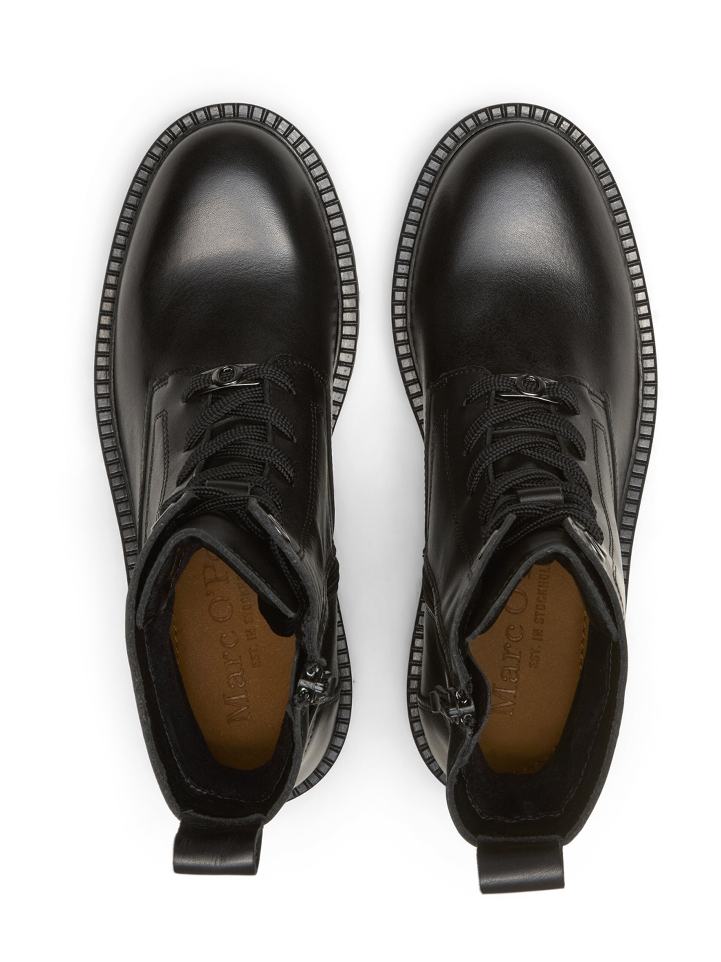 Marc O&#x27;Polo - Botines con cordones en negro