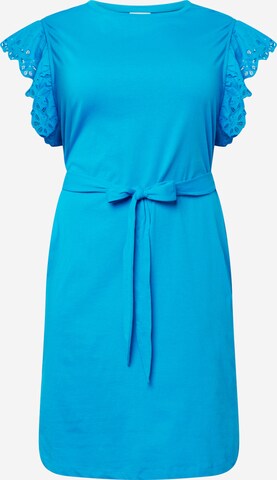 ONLY Carmakoma - Vestido em azul: frente