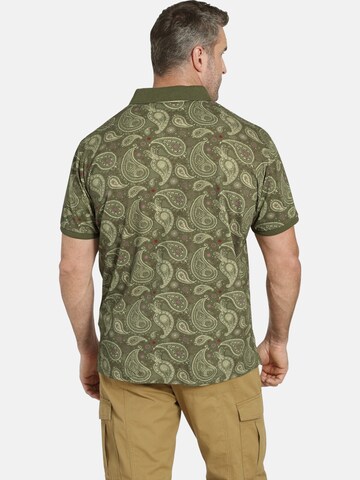 Charles Colby Shirt ' Earl Suitbert ' in Green