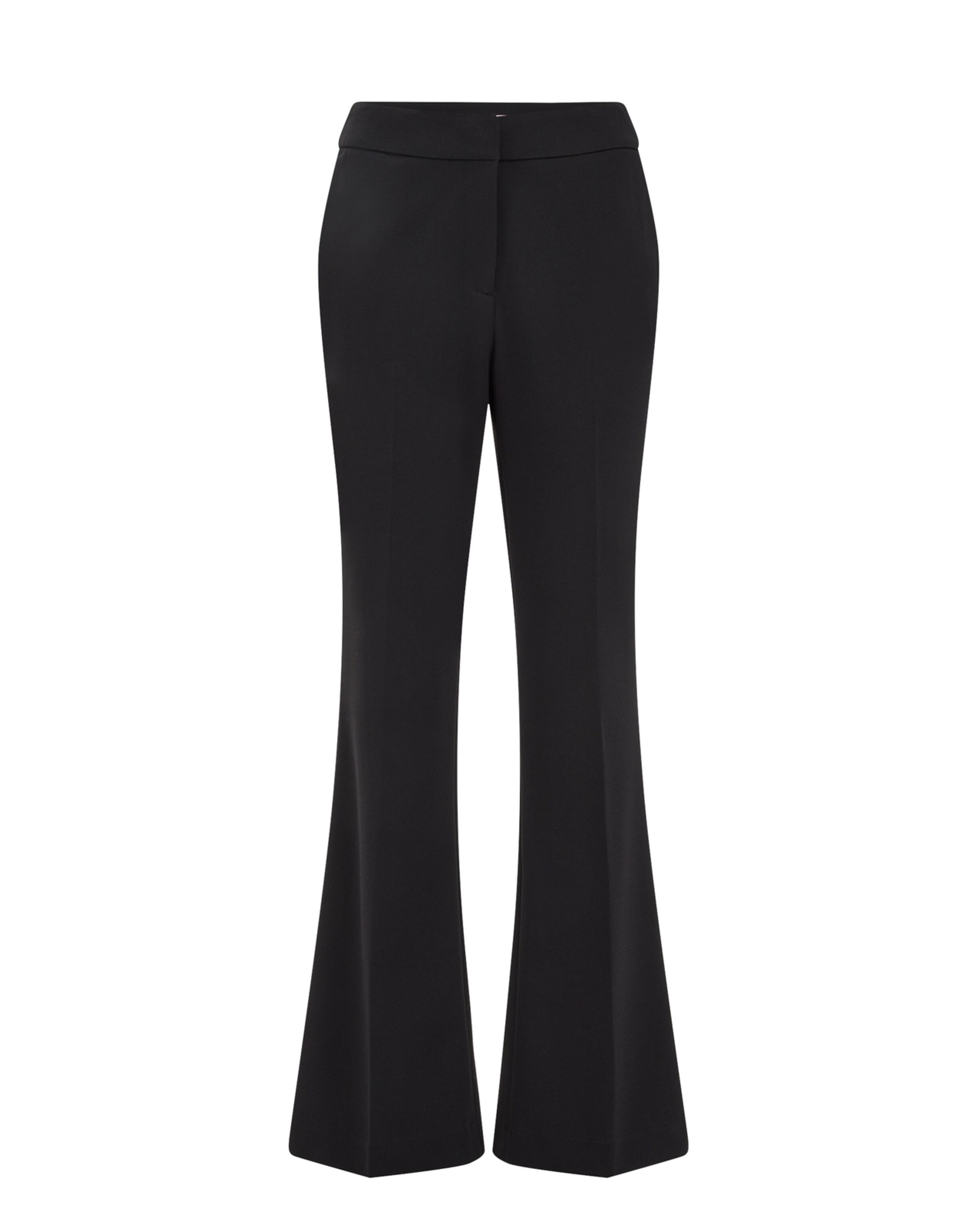 WE Fashion Voľný strih Nohavice - Čierna: predná strana