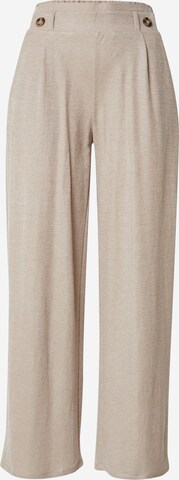 JDY Wide leg Pleat-front trousers 'Birdie Geggo' in Grey: front