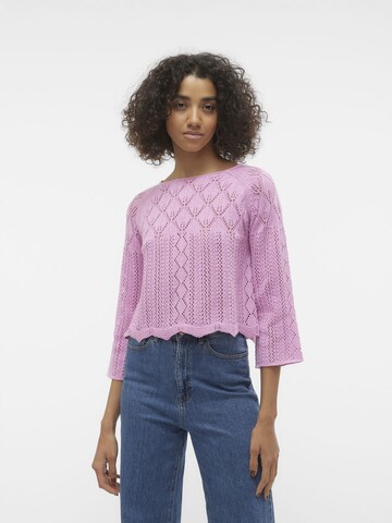 Pull-over VERO MODA en violet : devant