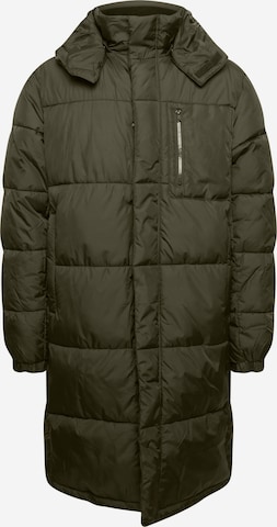 !Solid Winter Jacket 'Callen' in Brown: front