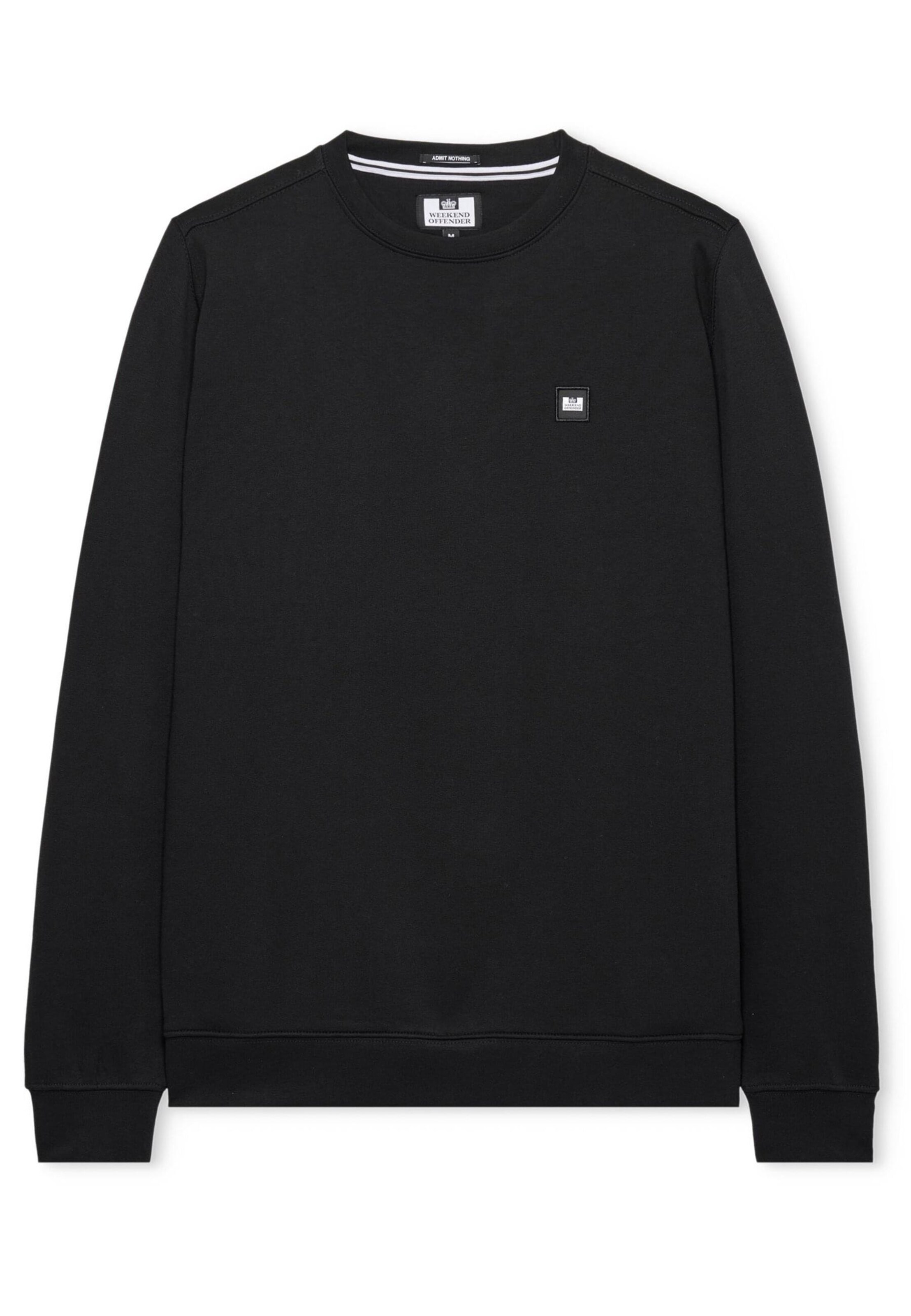 Sweat-shirt 'Ferrer' Weekend Offender en noir : devant