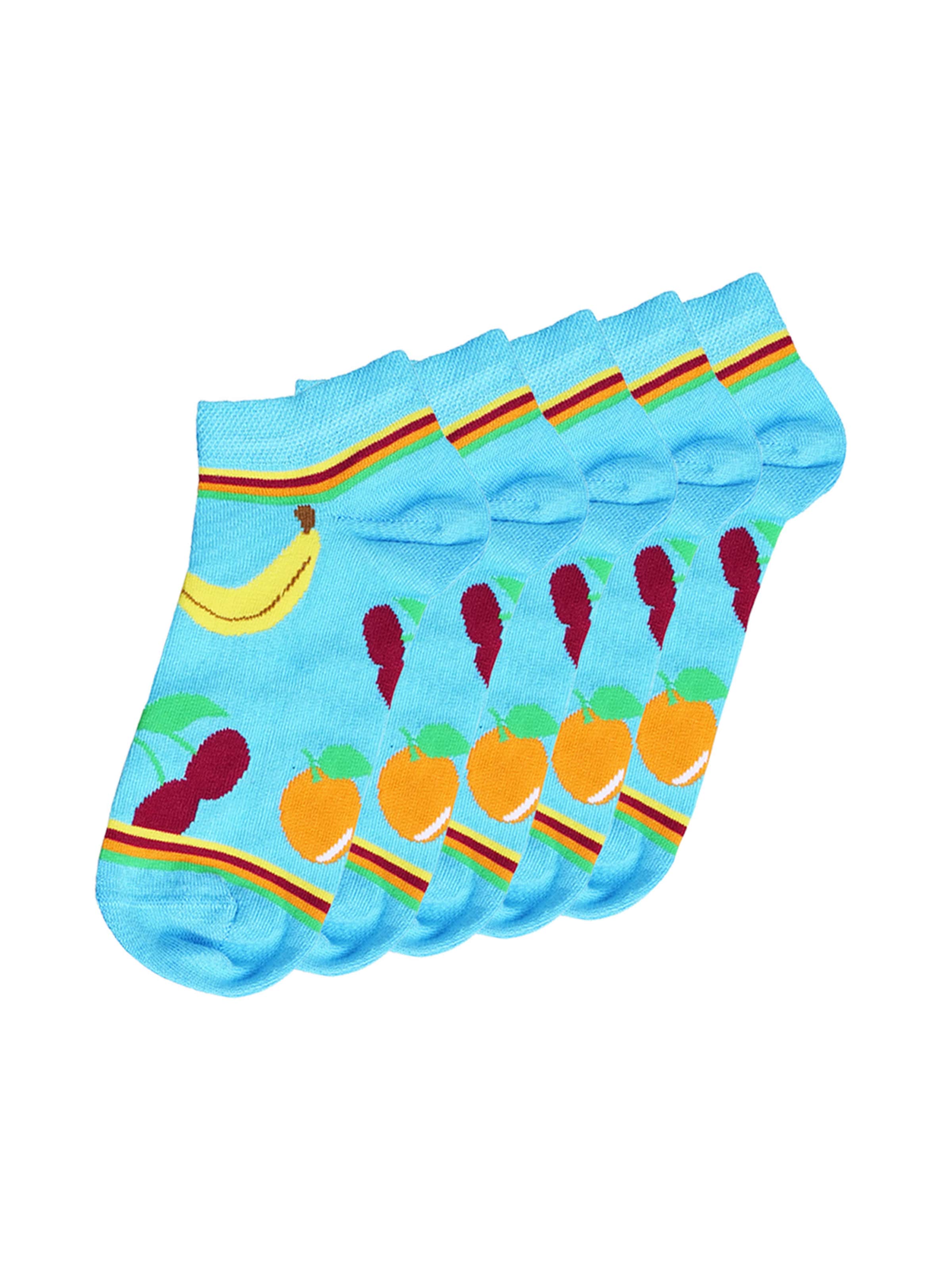 UNABUX Socks in Light blue / Mixed colors, Item view