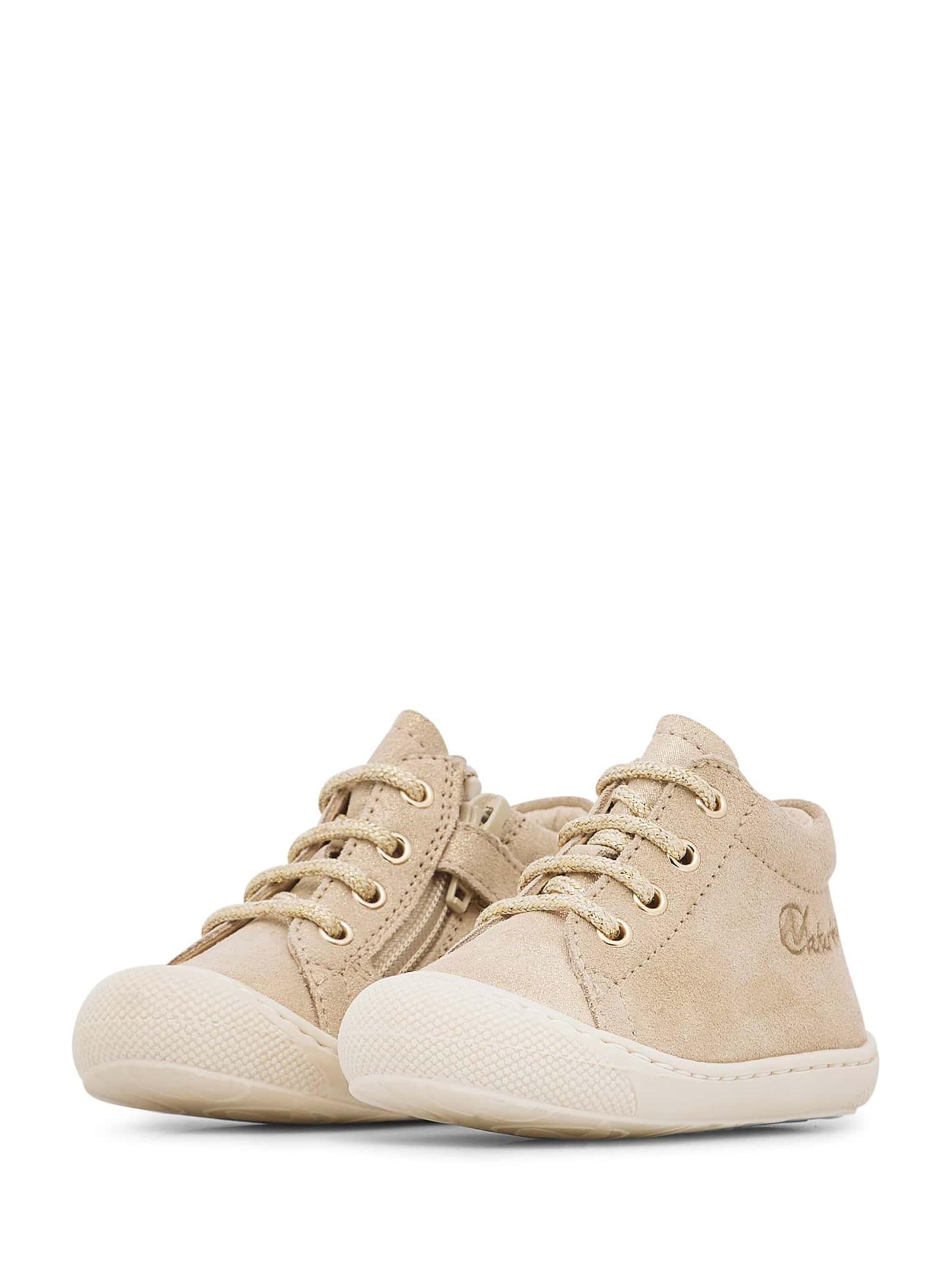 NATURINO Sneakers 'COCOON ZIP' in Wit: voorkant