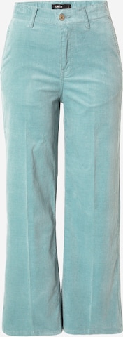 Pantaloni con piega frontale di LMTD in blu: frontale