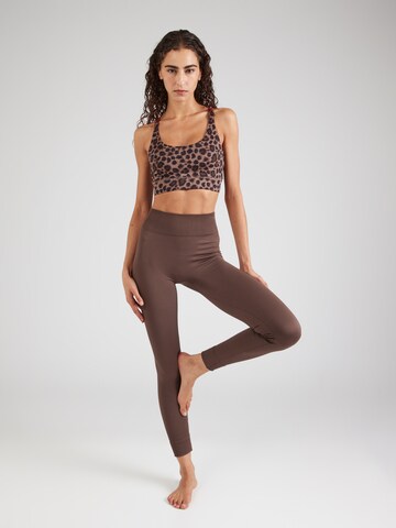 Hey Honey Bralette Sports Bra in Brown