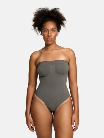 Body modelant 'Trägerloser Bodysuit Sculpting Shapewear mit Slip' cfab (formerly creamy fabrics) en gris
