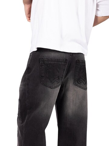 FAVELA Regular Jeans 'Aves Patch' in Schwarz