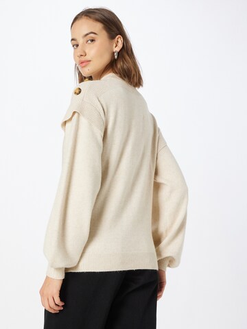 Freequent Sweater 'CLAURA' in Beige