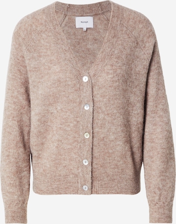 NÜMPH Strickjacke 'Riette' in Grau: Vorderseite