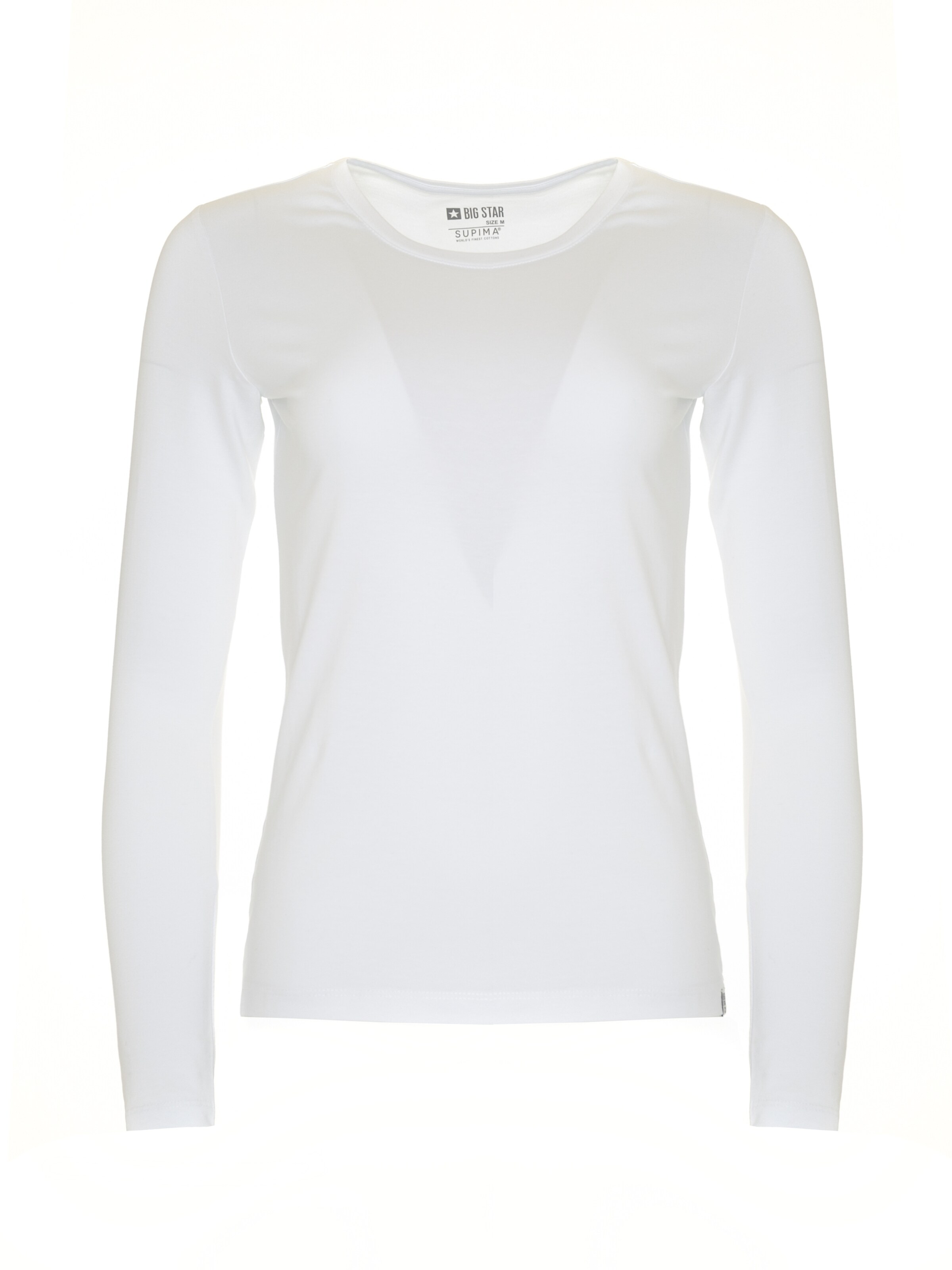 BIG STAR Shirt in Wit: voorkant