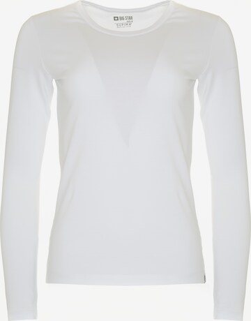 BIG STAR Shirt in White: front