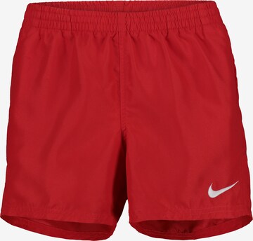 Shorts de bain ' Lap 4 inch Volley ' Nike Swim en rouge : devant