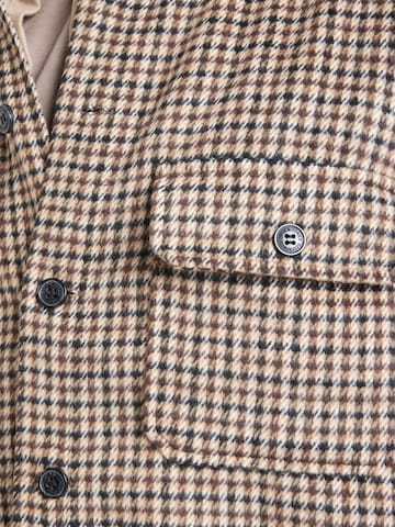 JACK & JONES Comfort Fit Skjorta 'JJEBRADLEY OLLIE' i brun