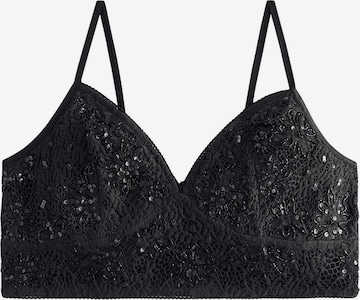 NextBustier Grudnjak - crna boja: prednji dio