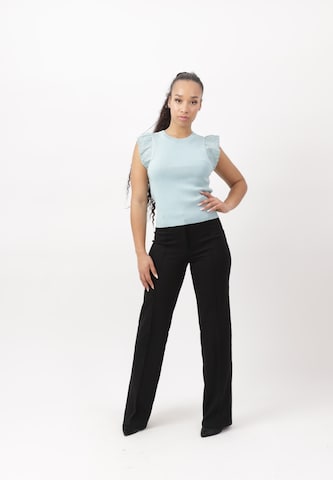 Chemisier Elara en bleu : devant