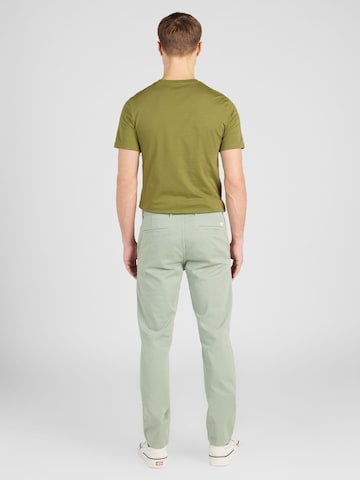 BOSS Orange Slimfit Chino hlače | zelena barva