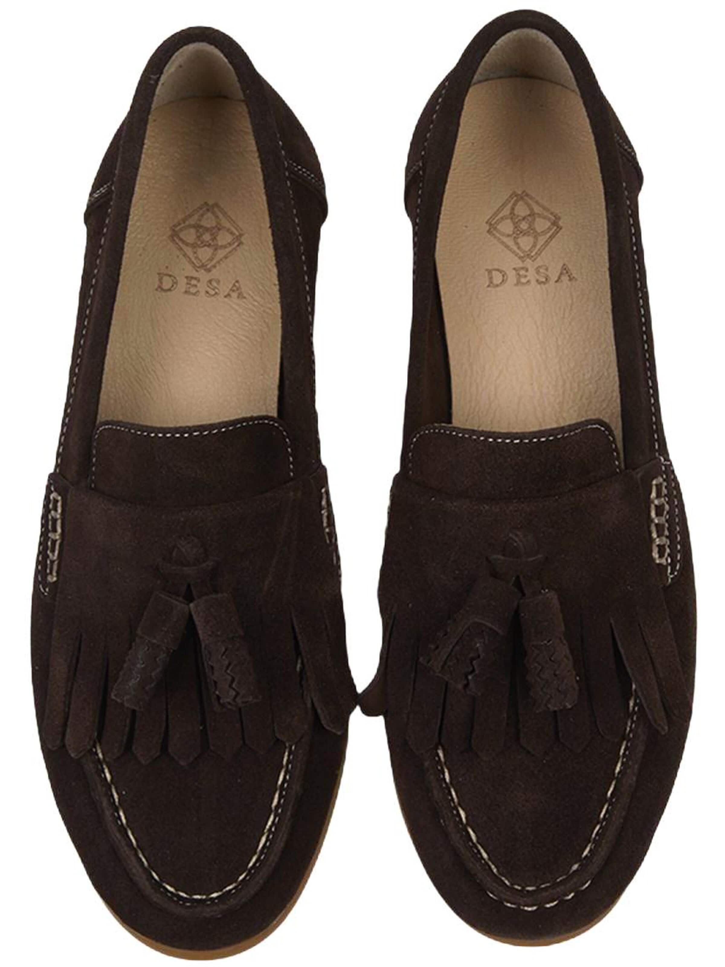 Desa - Mocasines 'Beleg' en marrón