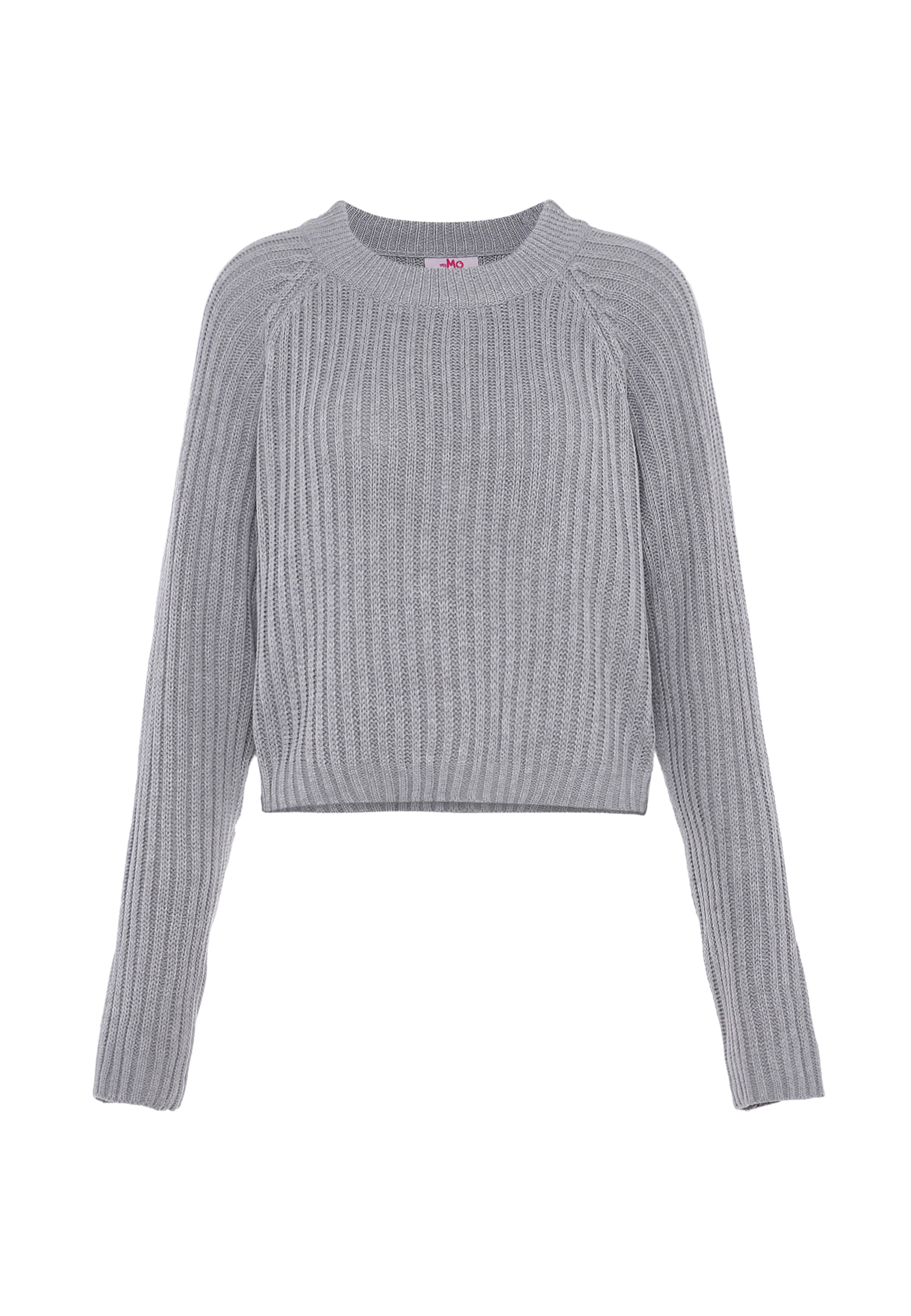 MYMO Svetr – šedá: přední strana