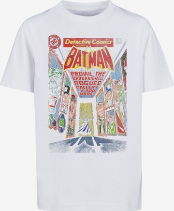 F4NT4STIC Shirt 'DC Comics Batman Rogues Gallery Cover' in Wit: voorkant