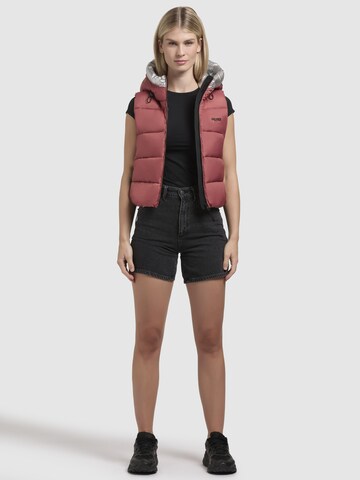 Gilet 'Rina' khujo en rouge