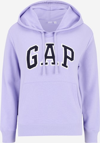 Sweat-shirt 'HERITAGE' Gap Petite en violet : devant