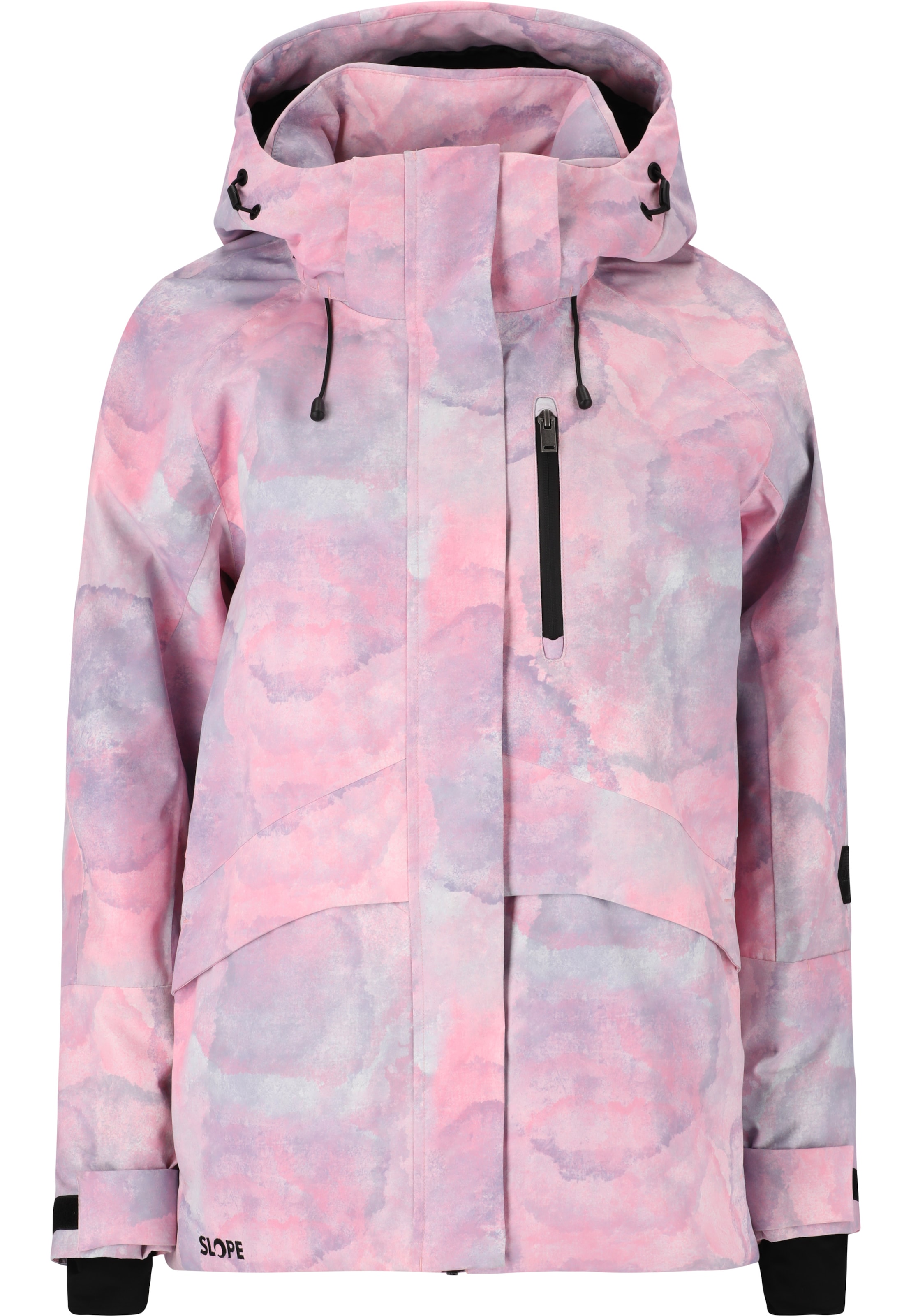 SLOPE Winter Jacket 'Kenai' in Light blue / Light purple / Light pink / Black, Item view
