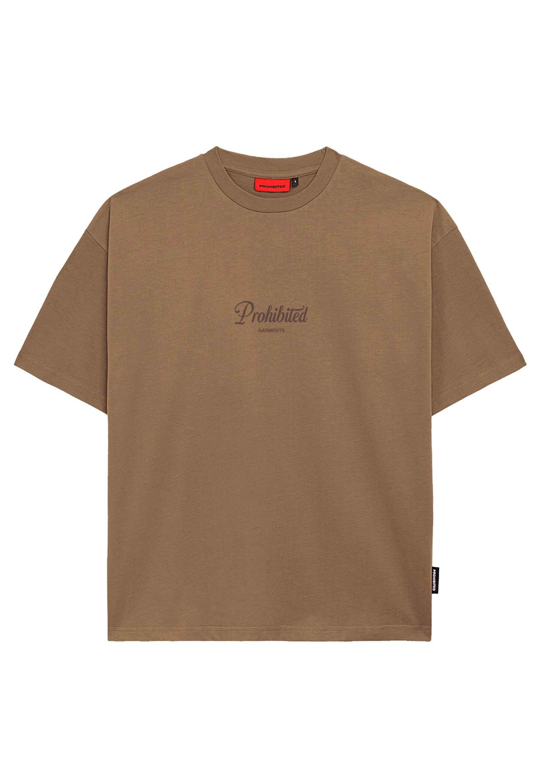 Prohibited Shirt in Brown: front