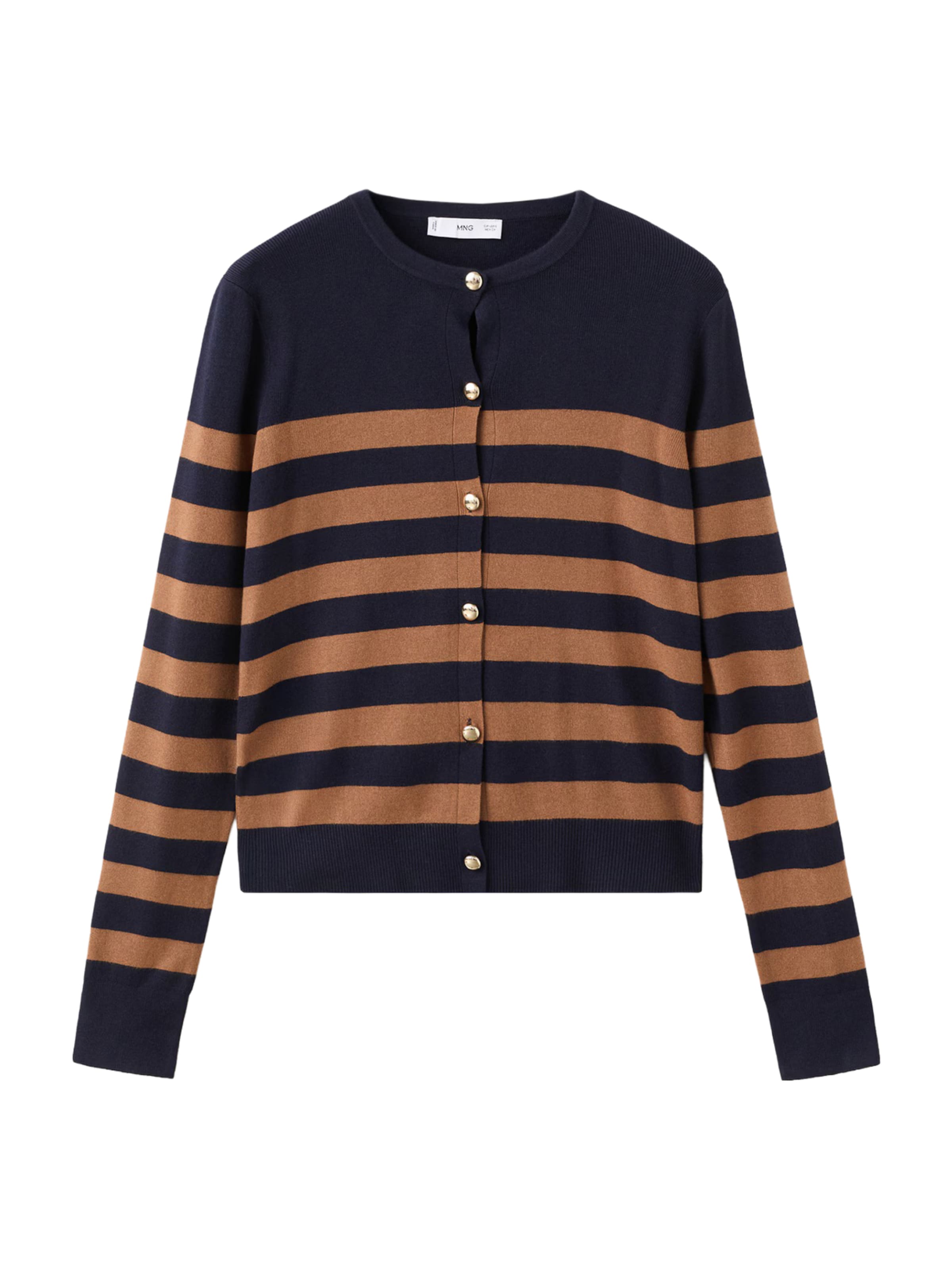 MANGOKardigan 'LUCCAPK' - smeđa boja: prednji dio