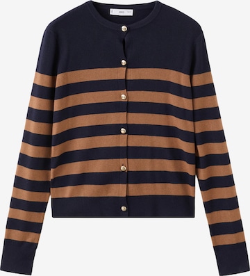 Geacă tricotată 'LUCCAPK' de la MANGO pe maro: față