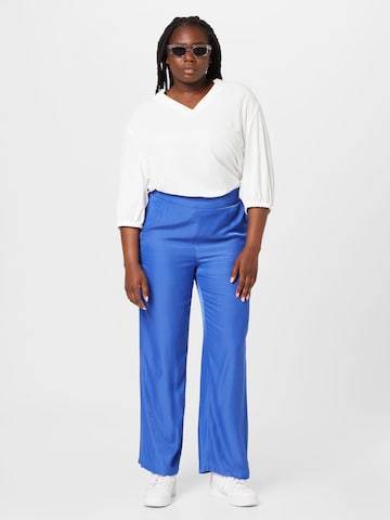 ONLY Carmakoma Regular Trousers 'KALANA' in Blue