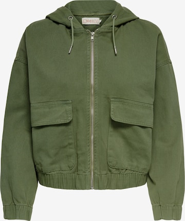 Veste mi-saison 'Kenzie' ONLY en vert : devant