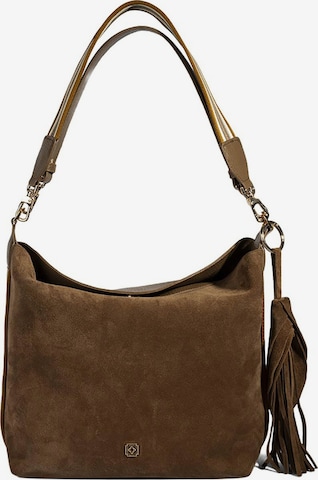 Desa Schoudertas 'Umhängetasche' in Beige: voorkant