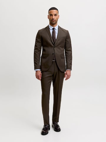 Coupe slim Costume 'JPRCosta' Jack & Jones Premium en marron : devant