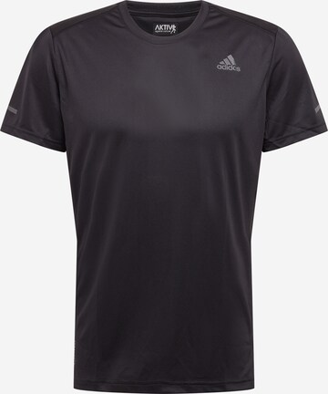 T-Shirt fonctionnel 'RUN IT' ADIDAS SPORTSWEAR en noir : devant