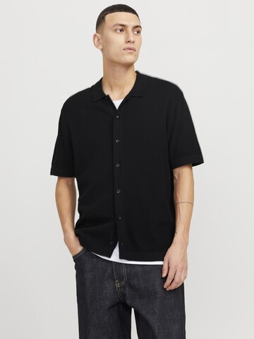 JACK & JONES Sweater in Black: front