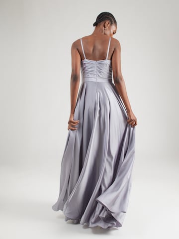 Robe de soirée mascara en argent