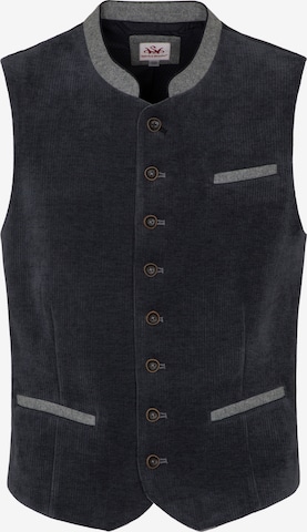 SPIETH & WENSKY Traditional vest in Blue: front
