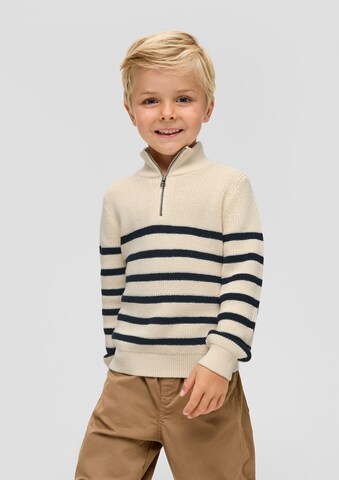 s.Oliver Sweater in Beige: front