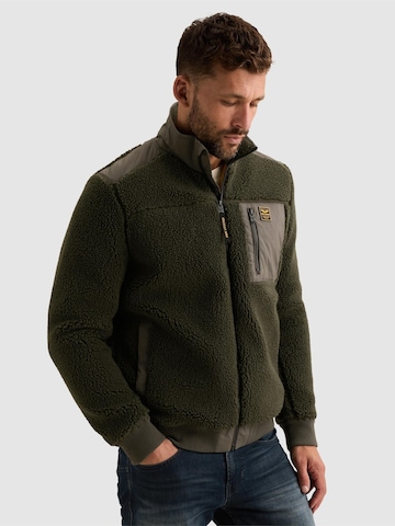 PME Legend Übergangsjacke 'Sherpa hybrid jacket with zipper closure'‌‌‌‌‌ in Grün